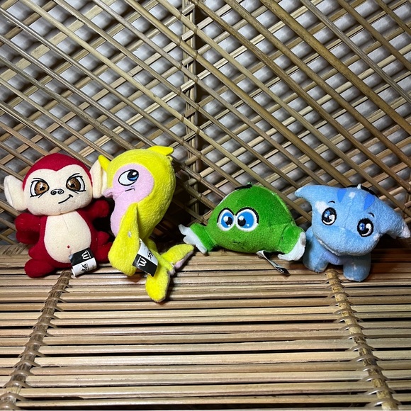 Neopets Petpet Mcdonald’s 2005 Mynci, Poogle, Kiko, Flotsam Stuffed Animal Plush - Picture 1 of 7